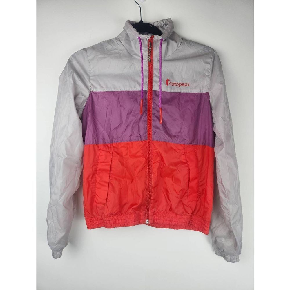 Cotopaxi Women's Colorblock Jacket - Red, Purple, Gray